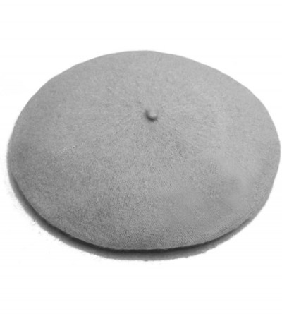 Berets French Beret - Wool Solid Color Womens Beanie Cap Hat - Lgy-wb - CE1880U4QM9 $10.07