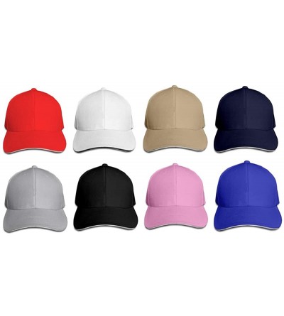 Baseball Caps Adult Unisex Fashion Godzilla Adjustable Sandwich Baseball Hats for Mens&Women - Gray - CC18YU8L9ZM $29.44