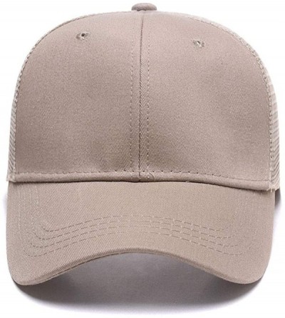 Baseball Caps Custom Women's Ponytail Mesh Adjustable Cap-Baseball Cap-Trucker Hat Suitable Cool Unisex Cap - Kaji - C718K3HD...