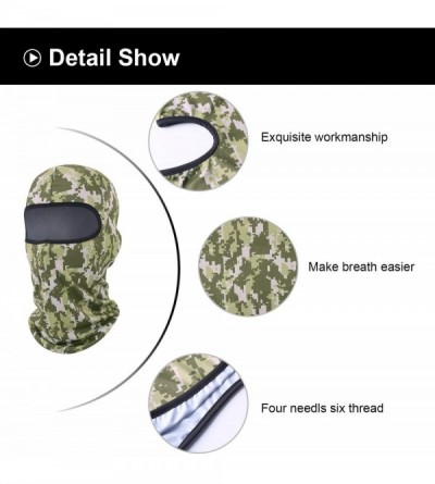 Balaclavas Breathable Camouflage Balaclava Face Mask for Outdoor Sports - Xh-b-05 - CR18TCG64IC $9.69