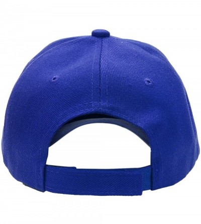 Baseball Caps 2pcs Baseball Cap for Men Women Adjustable Size Perfect for Outdoor Activities - Royal Blue/Royal Blue - CJ195D...