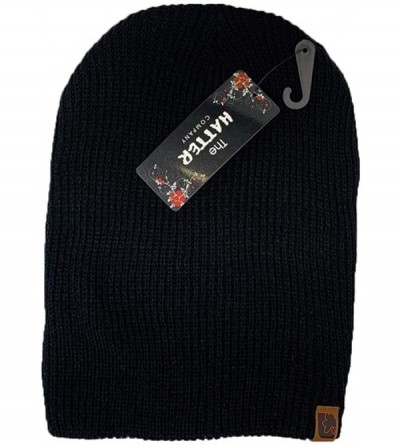 Skullies & Beanies Trendy Warm Soft Stretch Long Beanie - Black - CM18GOA4834 $10.12