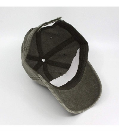 Baseball Caps Vintage Washed Cotton Adjustable Dad Hat Baseball Cap - Dark Olive Green Truck - CE1866RLNU7 $13.33