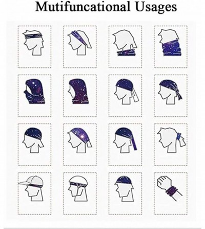 Balaclavas Seamless Rave Face Bandana Dust Wind UV Neck Gaiter Headwear American Flag Women Men Face Scarf - Style-3 - CT1985...