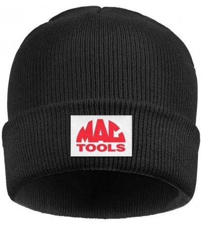 Skullies & Beanies Fashion Men Knitting Beanie Hats Red-MAC-Tools- Slouch Fine Knit Cap - Black-18 - C118O4CDS0Q $12.88