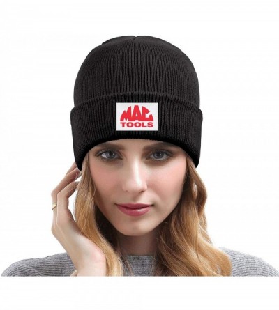 Skullies & Beanies Fashion Men Knitting Beanie Hats Red-MAC-Tools- Slouch Fine Knit Cap - Black-18 - C118O4CDS0Q $12.88