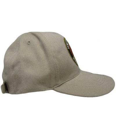 Baseball Caps Marines Marine Corps EGA USMC Emblem Khaki Tan Embroidered Cap Hat Adjustable - CK186UIDM0C $10.27