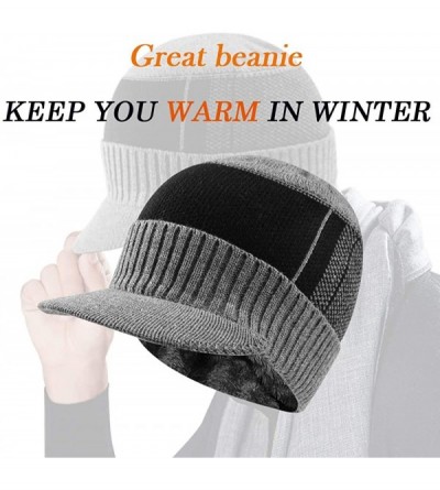 Skullies & Beanies Winter Beanie Warmer Fleece Outdoor - Y-grey - CM192EM4NY2 $10.57
