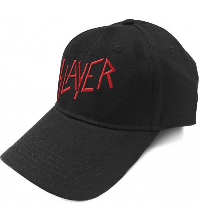 Baseball Caps Slayer 'Logo' Baseball Cap Black - CF18QLWSHLI $18.54