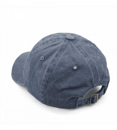 Baseball Caps Unisex Mama Bear Denim Hat Adjustable Washed Dyed Cotton Dad Baseball Caps - Print Logo Navy - C018LZL4NR7 $9.80