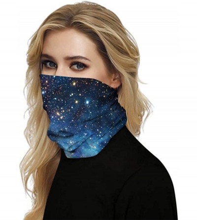 Balaclavas Face Mask Sun Protection Dustproof Neck Gaiter Starry Universe Collar Bandana Balaclava - A11 - CQ197TTCKDG $15.29