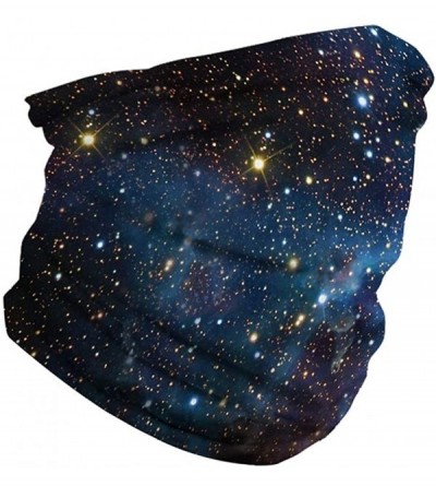 Balaclavas Face Mask Sun Protection Dustproof Neck Gaiter Starry Universe Collar Bandana Balaclava - A11 - CQ197TTCKDG $15.29