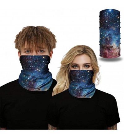 Balaclavas Face Mask Sun Protection Dustproof Neck Gaiter Starry Universe Collar Bandana Balaclava - A11 - CQ197TTCKDG $15.29