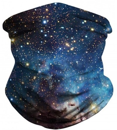 Balaclavas Face Mask Sun Protection Dustproof Neck Gaiter Starry Universe Collar Bandana Balaclava - A11 - CQ197TTCKDG $15.29