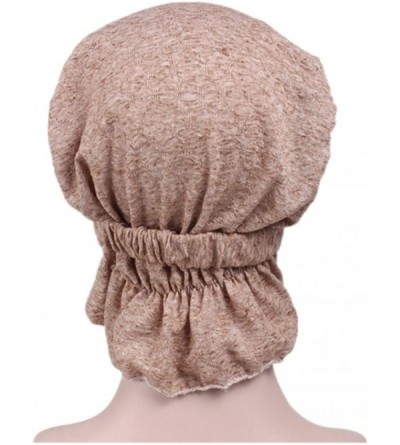 Skullies & Beanies Women's Cotton Turban Headwear Chemo Beanie Cap for Cancer Patients Hair Loss - Clolr3 - CX183KEYWKO $8.20