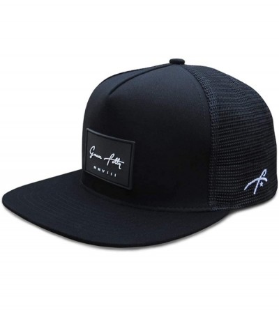 Baseball Caps Trucker Hat for Men & Women. Snapback Mesh Caps - Black - CS18KHEEMDO $46.42