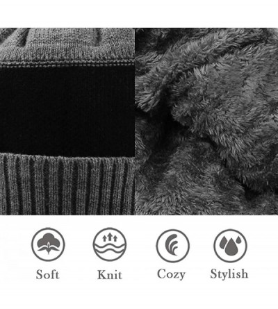 Skullies & Beanies Winter Beanie Warmer Fleece Outdoor - Y-grey - CM192EM4NY2 $10.57