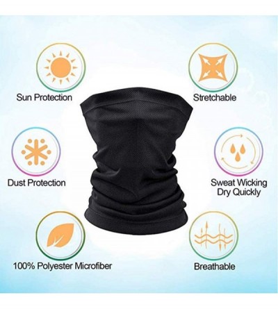 Balaclavas Face Mask Mouth Cover Neck Gaiter Scarf Breathable Bandana for Sun- UV Protection- Cycling- Outdoors Multicolor - ...