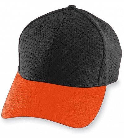 Baseball Caps Mens 6235 - Black/Orange - CS115OA5Y4J $17.68