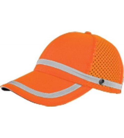 Baseball Caps 2855 Polyester Baseball Cap with Snaps- Orange - Orange - CF11BV8YZQH $18.34