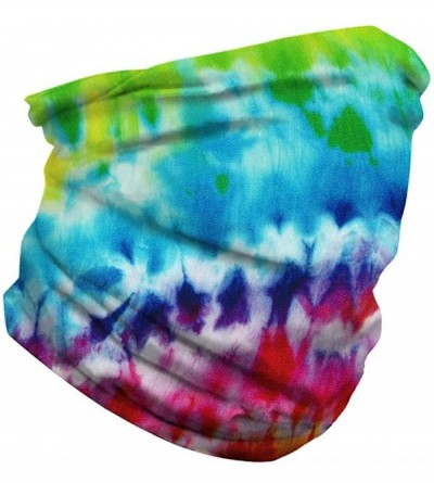 Balaclavas Tie Dye Print Face Mask Bandana Balaclava UV Protection Headwear Multipurpose Neck Gaiter for Men Women - C3197S6Z...