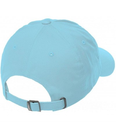 Baseball Caps Custom Low Profile Soft Hat Game Poker Cards As Logo Embroidery Club Cotton - Aqua - CN18QYN82SS $17.32