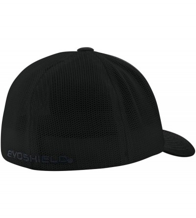 Baseball Caps USA Flex-Fit Trucker Cap - Black - C818XUQMM4H $27.14