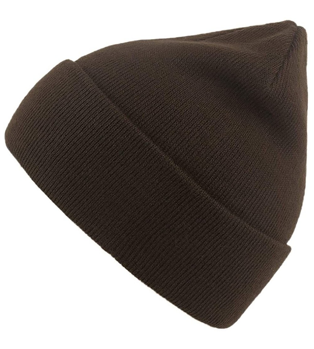 Skullies & Beanies Slouchy Beanie Cap Knit hat for Men and Women - Coffee - CA18WMST7S2 $10.33