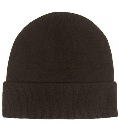 Skullies & Beanies Slouchy Beanie Cap Knit hat for Men and Women - Coffee - CA18WMST7S2 $10.33