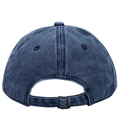 Baseball Caps Custom 100% Cotton Ball Hat Vintage Baseball Cap Classic Unisex Cowboy Hat Adjustable - A-retro Navy - CM18UYGL...