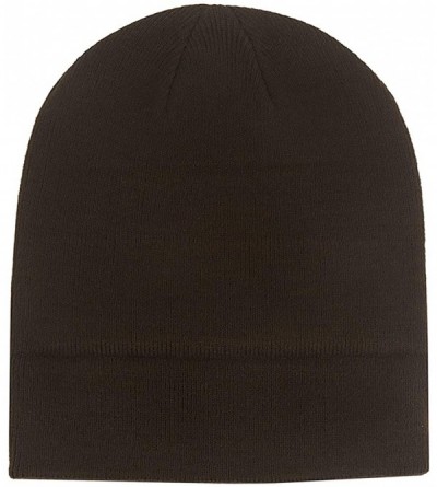 Skullies & Beanies Slouchy Beanie Cap Knit hat for Men and Women - Coffee - CA18WMST7S2 $10.33