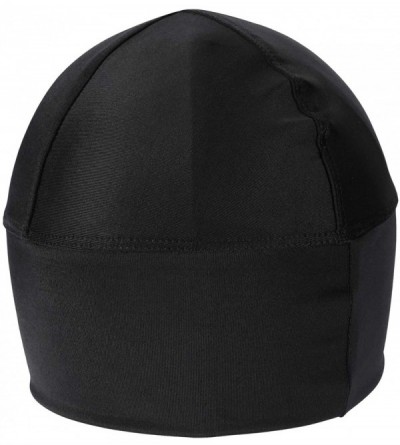 Skullies & Beanies Skull Cap/Helmet Liner/Running Cycling Wicking Beanie Under Hard Hat - Black-2pack - CQ197AOLD2E $8.37