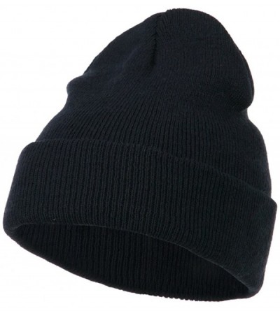 Skullies & Beanies Super Stretch Knit Watch Cap Beanie - Navy - CR11LUGV0WR $7.11