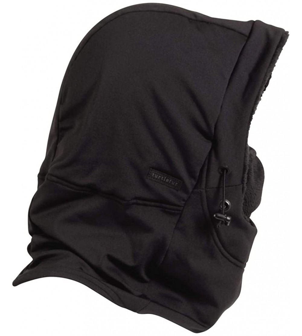 Balaclavas Comfort Shell Weekend Warrior Sherpasoft Fleece Lined Overhood - Black - CW18XOL806K $45.80