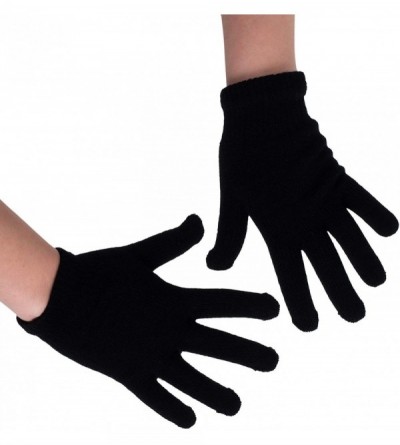 Skullies & Beanies Winter Beanies & Gloves For Men & Women- Warm Thermal Cold Resistant Bulk Packs - 48 Pack Black - CZ1924A7...