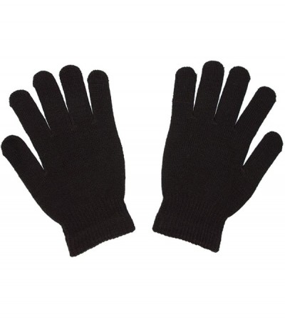 Skullies & Beanies Winter Beanies & Gloves For Men & Women- Warm Thermal Cold Resistant Bulk Packs - 48 Pack Black - CZ1924A7...