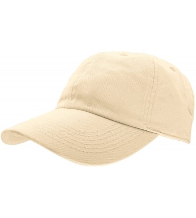 Baseball Caps Baseball Caps 100% Cotton Plain Blank Adjustable Size Wholesale LOT 12 Pack - Putty - CD183EXZE4K $28.28
