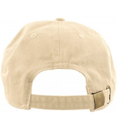 Baseball Caps Baseball Caps 100% Cotton Plain Blank Adjustable Size Wholesale LOT 12 Pack - Putty - CD183EXZE4K $28.28