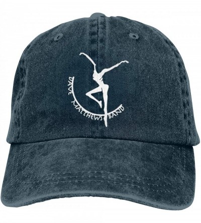 Baseball Caps Dave Matthews Band Denim Hat Fashion Can Adjust Denim Cap Baseball Cap Unisex - Navy - CZ18RC58ZIX $29.13