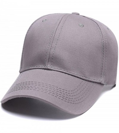 Baseball Caps Custom Embroidered Baseball Caps Ponytail Messy High Bun Hat Ponycaps Adjustable Mesh Trucker Hats - Grey-1 - C...