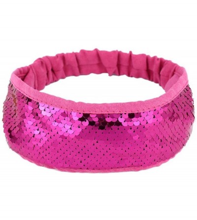 Headbands Women Headband Fashion Double-Sided Flip Color Change Sequins Hair Band Headwear - Type 3 Color - C7194IZZNH2 $10.71