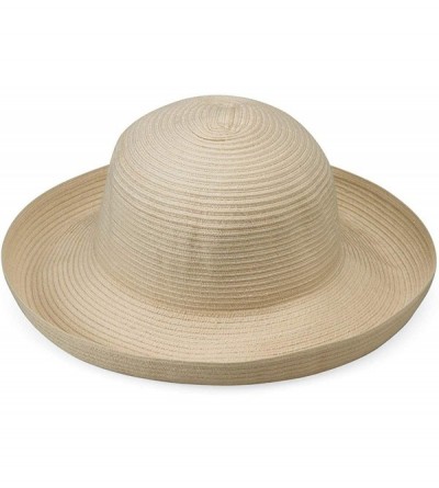 Sun Hats Women's Sydney Sun Hat - Lightweight- Packable- Modern Style- Designed in Australia - Ivory - CK114OLKYWR $42.45