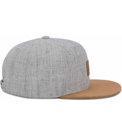 Baseball Caps Cap Men & Women Snapback Stylish Baseball Hat One Size Unisex - Grey/Brown - CG18MCAAEUE $17.85