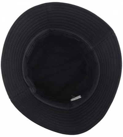 Bucket Hats Unisex Fashion Embroidered Bucket Hat Summer Fisherman Cap for Men Women - Maple Leaf Grey - CT18SUCX9GG $16.59