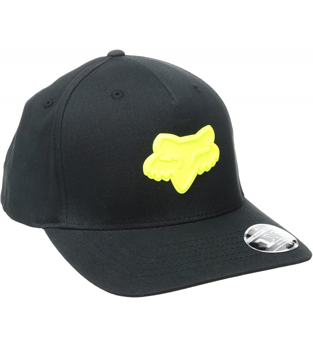 Baseball Caps Men's 110 Curved Bill Snapback Hat - Black/Yellow - CB12NSM5MS8 $57.90
