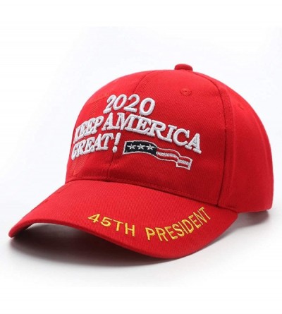 Baseball Caps Make America Great Again Hat MAGA USA Cap - Kag 2020 Red - CH18QOHX3TM $10.85