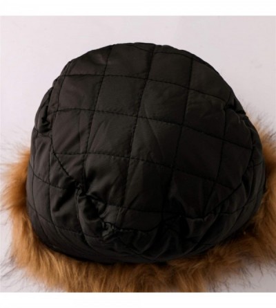 Skullies & Beanies Faux Fur Cossack Russian Style Hat for Ladies Winter Hats for Women - Khaki - C118S7TLT4K $15.75