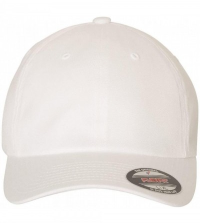 Baseball Caps Cotton Twill Dad's Cap - White - C717YOYRC0R $24.45