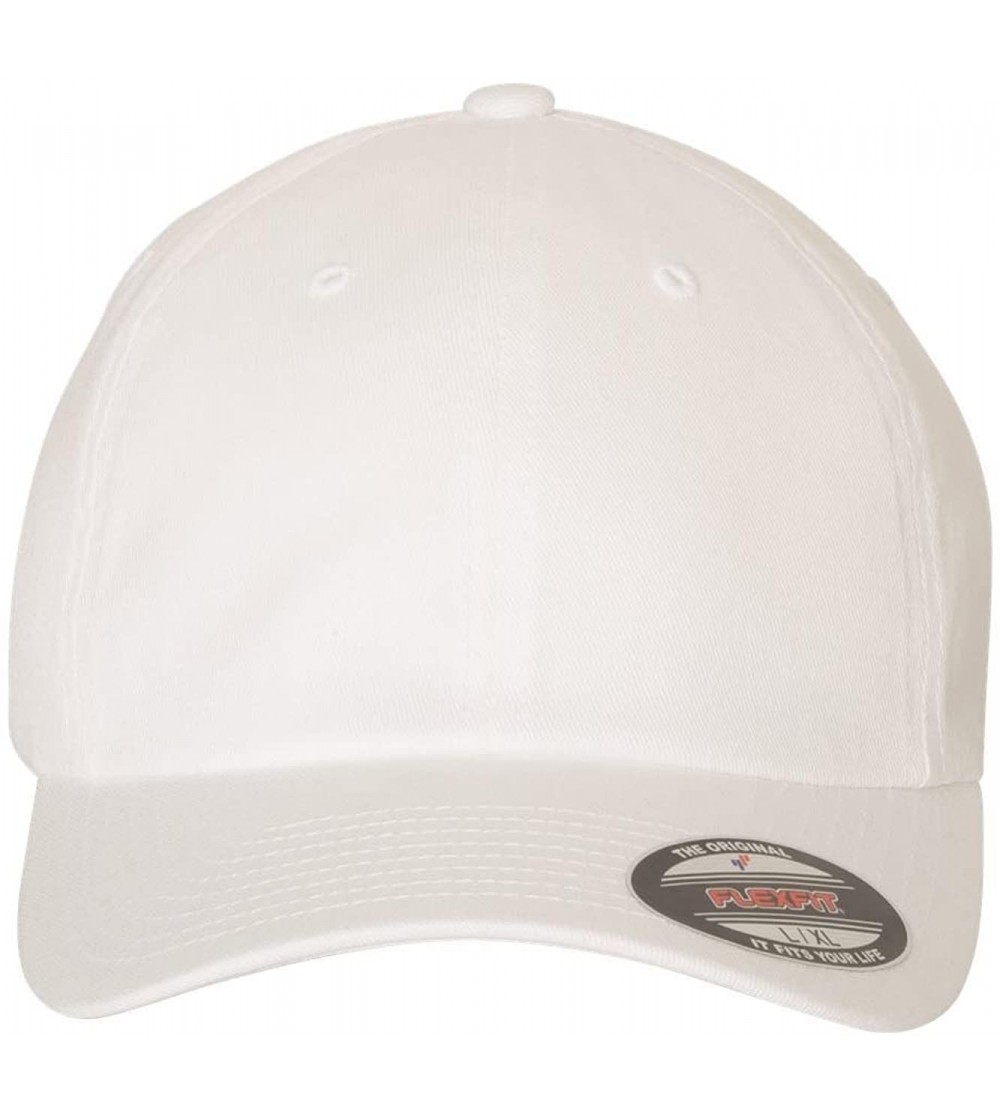 Baseball Caps Cotton Twill Dad's Cap - White - C717YOYRC0R $15.24