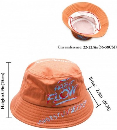 Bucket Hats Bucket Hat-Unisex 100% Cotton Packable Summer Caps Youth hat Size Free Summer Travel Bucket Hat - Style C-caramel...